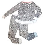 Cuddl Duds White Gray Polar Bear Cozy Warm Winter Pajama PJ Set Photo 1