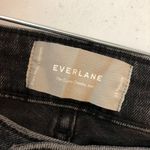 Everlane  The Curvy Cheeky Straight Jean Stretch Washed Black Size 34 Photo 8