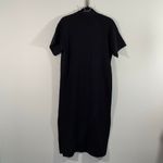 Tuckernuck Black Short Sleeve Knit Oversized Channing Polo Midi Dress Size XS Photo 5