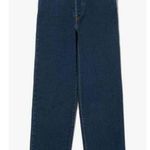 Levi's  32x27 Ribcage Riveted High Waist Ankle Straight Leg Jeans Dark Wash Photo 5