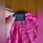 Vanity Hot Pink Stretchy Lace Top, 2XL Size 2X Photo 2