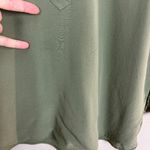 Joseph  Silk Blouse Top Womens 36‎ FR 4 US Sage Green Crepe Long Sleeve Pullover Photo 5