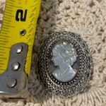 Vintage Silver and Mother of Pearl Brooch Photo 1