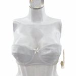 VINTAGE Empire Intimates 34C 90's DEADSTOCK White Strapless Bridal Bra A20 Size undefined Photo 0