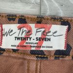 Free People WE THE FREE Zip It Up Animal Print Distressed Mini Skirt Size 27 Photo 3