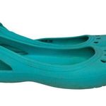 Crocs  Blue turquoise slip on shoes 10 Photo 0