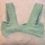 Bound By Bond Eye Bound by Bond-Eye Sonny Crop and Palmer Brief Bikini Set in Green Mint Lurex Photo 7
