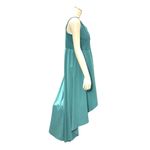 CCC Backless Teal SeaFoam High Flowy Midi Quick Dry Casual Dress Size Small Green Photo 6