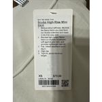 NWT Lululemon Scuba High Rise Mini Skirt Size XS Bone LW8ALYS Photo 3