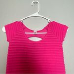 Two Hearts bright pink body con dress with open back size M/L Size M Photo 1