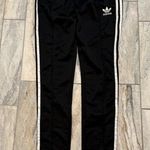 Adidas NEW women's small black/white tapered leg sweatpants Retails $75 Photo 0