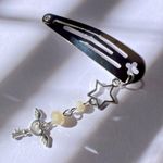 Handmade retro vintage fairy Kawaii y2k style star & heart key dangle hair clip ⭐️🌙💕 Photo 1