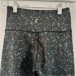 ZYIA Black Rainbow Splatter Leggings 7/8 Pocket Light n Tight Hi Rise Size 0 Photo 3