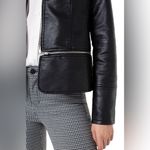 Liverpool NWT  Zip-Off Detail Faux Leather Jacket Photo 3