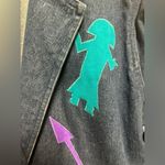 Georgi Duwe’s Diamond DUDS vintage long denim western trench coat Blue Size L Photo 1