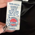 Vintage 70s Paramount Sheer Nylon Nightgown Large Black Polka Dot Mesh Empire Photo 7