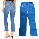MOTHER SUPERIOR HIGH WAISTED SMOKING DOUBLE IN BROKEN RECORD ANKLE JEANS SZ. 26" Photo 4