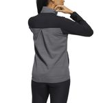 Adidas Full Zip Wind Jacket Women’s Size XL Heather Gray Black Windbreak Light Photo 1