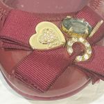 Coach  Size 7B Poppy Caper patent leather Ballet Flats Magenta Photo 2