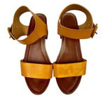 MIA Women's Slingback Wedge Sandals Yellow Tan Size 10 Casual Summer Photo 8