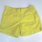 J.Crew  Yellow Shorts Size 4 Photo 0