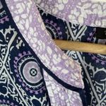 Talbots  Medallion Print Tunic Top Large Coastal Lightweight Cotton Resort Boho Photo 3