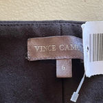 Vince Camuto  Black Knit Skinny Dress Pants Mid Rise Business Casual 6 Photo 4