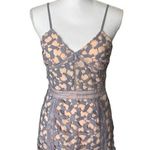 Elliatt Tingle Dress Lilac Floral Lace Overlay Revolve NWT Small Photo 2