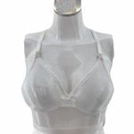 American VINTAGE Empire Intimates 32B White Convertible Strap Bridal Bra A03 Size undefined Photo 0