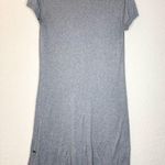 Lacoste Gray Knit Collared Button Up Back Polo Dress Size 38 Photo 0