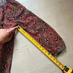 Mystree  Mulitcolored Patterned 3/4 Sleeve Boho Western Blouse Women’s Size Small Photo 5