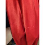 Cinderella Divine Solid Red Stretch Satin Formal Dance Homecoming Dress Size 22 Photo 2