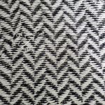 BB Dakota JACK Black White Chevron Knit Open Front Cardigan Sweater Small Photo 4