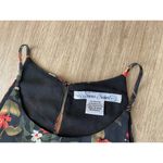 Sans Souci  Women’s Black Floral Chiffon Halter Camisoles Layered Tank Top Size M Photo 5