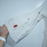 Free People  Ivory White Counting Daisies Embroidered Mini Dress Medium Photo 2