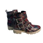 True Craft Mila Women’s Boots Multicolored Buckle Bling Size 8.5M Photo 2