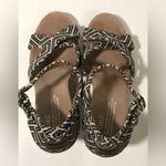 Toms Women’s Platform Woven Diamond Strappy Wedge Sandal Size 7.5 heel 3.75” Photo 7