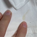 Juicy Couture White Denim Jacket Vest Womens M Bedazzled Rhinestone Y2K Cropped Photo 3