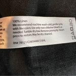 Eileen Fisher Linen Black XL Open Front Long Sleeve Cardigan Jacket w/Pockets Photo 8