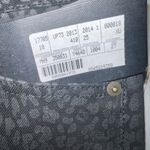 Yves St. Laurent NWT Snake Skin Print Skinny Jean Size 27 Black Photo 4