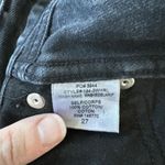 RE/DONE High Rise Loose Jean Washed Black with Rips Photo 8