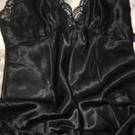 Cacique VTG black satin&lace Bodysuit M Photo 3