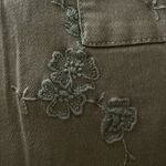 Anthropologie Pilcro Ditsy Embroidered Cargo Pants Basil Green Size L NEW Photo 10