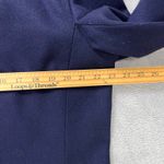 Vtg.‎ Lizsport Wool Blazer Women 14 Navy Blue Gold Crest Buttons Classic Preppy Photo 6