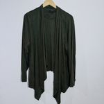 Torrid New Suede Drape Front Jacket In Olive Green Size 3X Photo 1