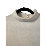 MOTH Cream White Mock funnel Neck Long Sleeve Sweater Tunic Size M Photo 3