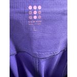 Title Nine Leggings Womens Large Purple Cropped Capri Drawstring Yoga Activewear Photo 1