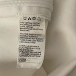 Women’s Saks Fifth Avenue white ankle cropped white button accents pants 12 Photo 3