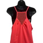 Neon Pink Lined Straps Sheer‎ Chiffon Sleeveless Dress Size M/L Racerback Orange Size M Photo 4