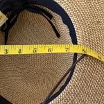 Solar Eclipse Beige Sun Hat with Dark Brown Band Tan Photo 4